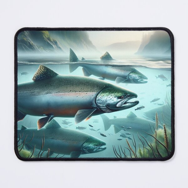 Item preview, Salmon In the Bay designed and sold by HippieFarms11.