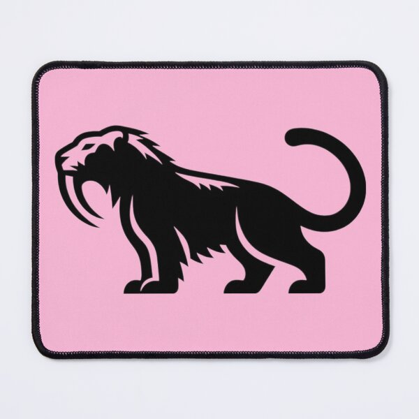 Item preview, Iconic Saber-toothed Cat Silhoutte, Wild Animals, Animal Silhoutte designed and sold by SnuggleSafari.