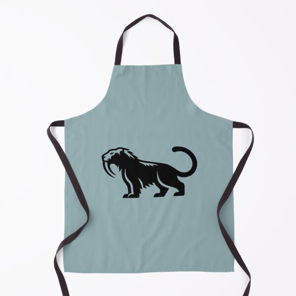 Item preview, Iconic Saber-toothed Cat Silhoutte, Wild Animals, Animal Silhoutte designed and sold by SnuggleSafari.