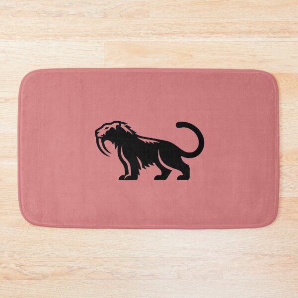 Item preview, Iconic Saber-toothed Cat Silhoutte, Wild Animals, Animal Silhoutte designed and sold by SnuggleSafari.