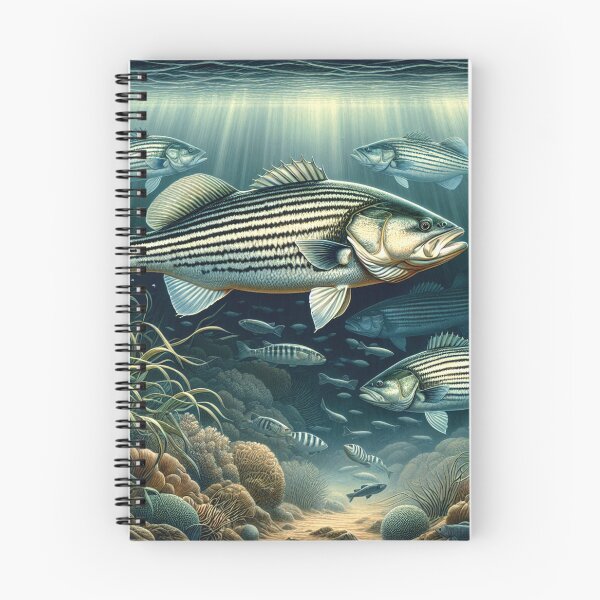 Item preview, Striped Bass Swimming In  a Bay designed and sold by HippieFarms11.
