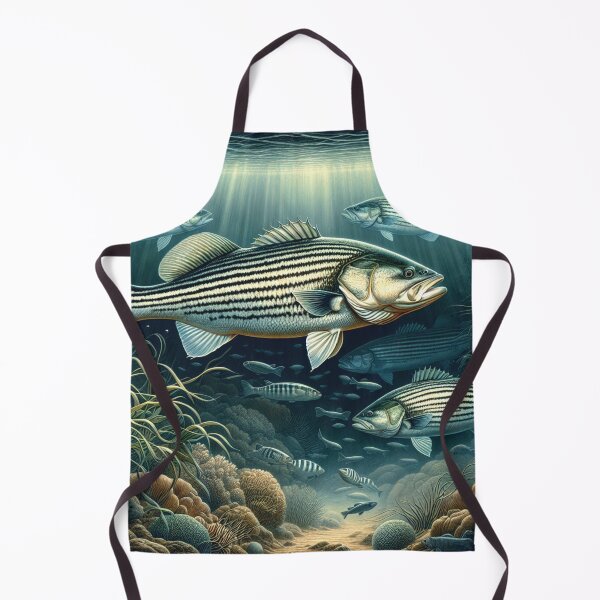 Item preview, Striped Bass Swimming In a Bay designed and sold by HippieFarms11.