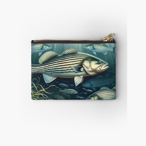 Item preview, Striped Bass Swimming In  a Bay designed and sold by HippieFarms11.