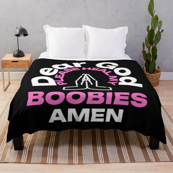 Item preview, Dear God Please Heal My Boobies with Praying Hands, Heal My Breast Cancer designed and sold by Monique Prince.