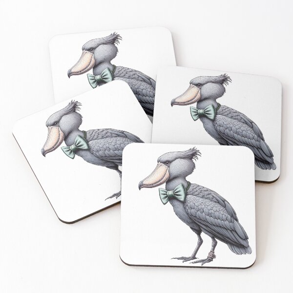 Item preview, Suave Shoebill designed and sold by whimsical-ai.