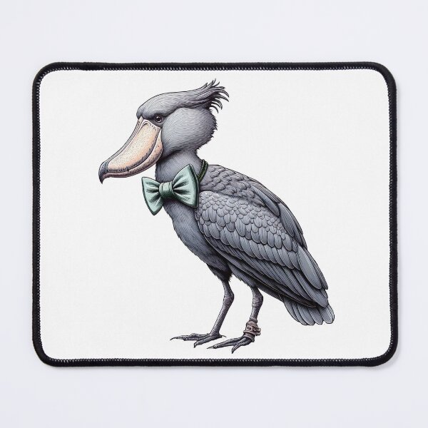 Item preview, Suave Shoebill designed and sold by whimsical-ai.