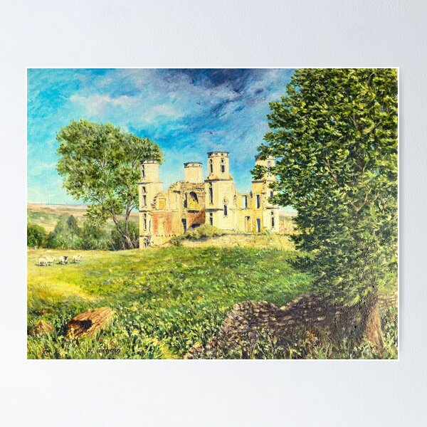 Item preview, Romantic ruins of Wothorpe Towers designed and sold by RutlandArt.