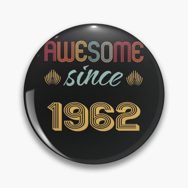 Item preview, Vintage 1962 Awesome Since Retro Birthday Tee, Unisex Graphic T-Shirt, Gift for 60th Birthday designed and sold by johnharry3.