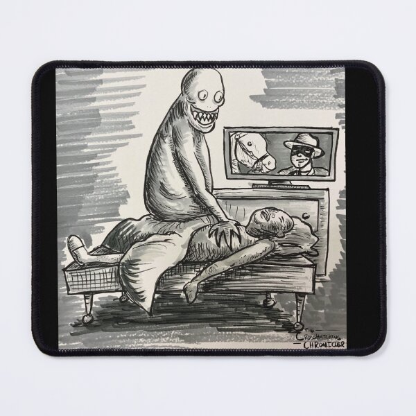 Item preview, My Sleep Paralysis Demon Loves Watching TV designed and sold by Crosshatching.
