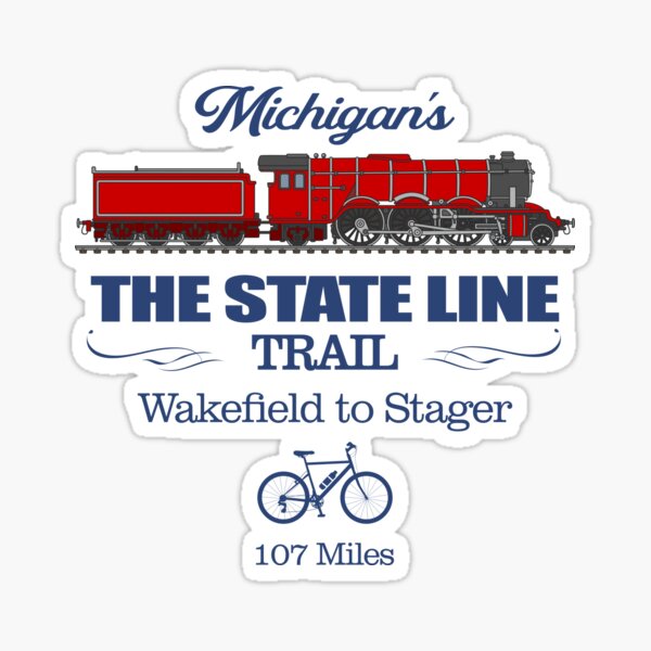 Item preview, State Line Trail (RT2) designed and sold by curranmorgan.