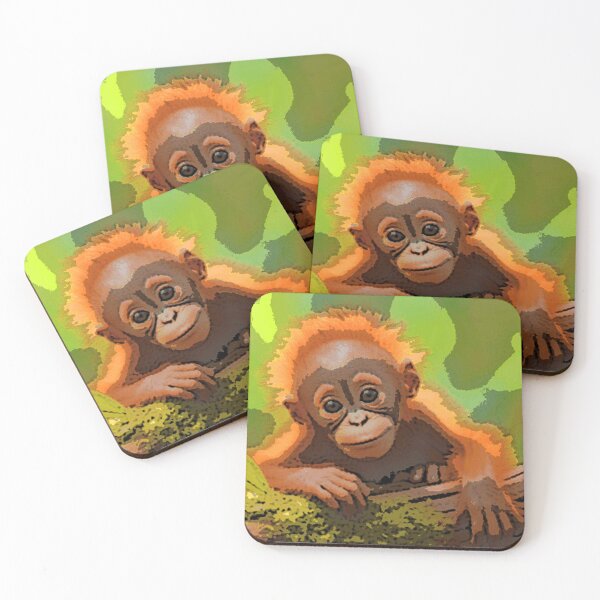 Item preview, Baby Orangutan Abstract designed and sold by Carlo Varo.