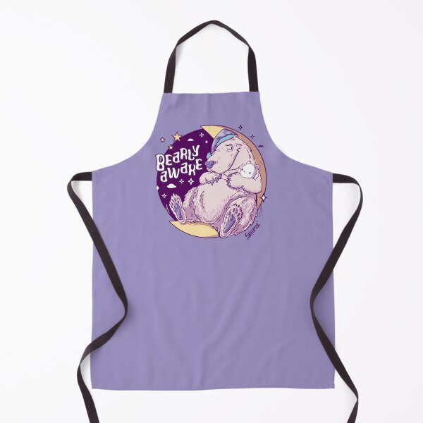 Item preview, Bearly Awake - Good night Bear pun designed and sold by SPIRIMAL.