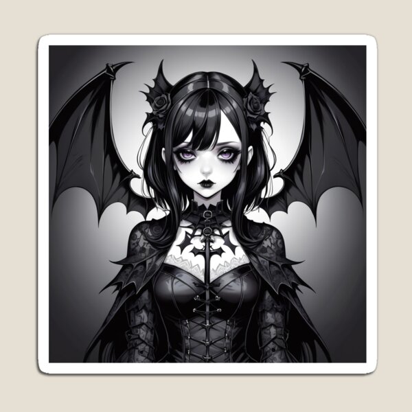 Artikelvorschau, Goth Girl süße Illustration 11 entworfen und verkauft von Lady Goth.