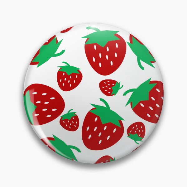 Item preview, red strawberry cartoon seamless, cute and fresh designed and sold by pipikijung.