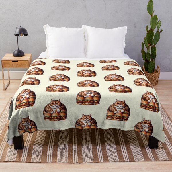 Item preview, Funny Cat With Burgers designed and sold by Itsheartshop.