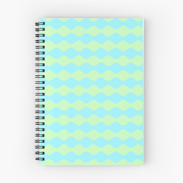 Aperçu de l'œuvre Aquamarine Wave Reverie Pattern Print créée et vendue par RadDeck.