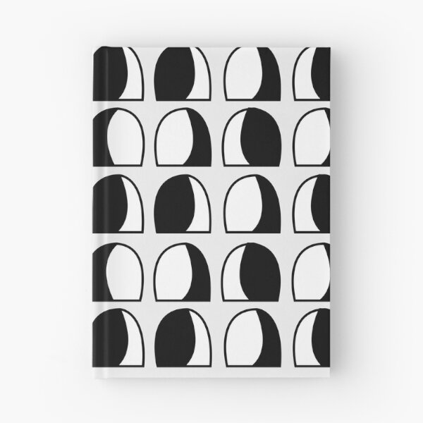 Item preview, Black and White Semicircle Geometric Pattern designed and sold by Nisha Prabhu.