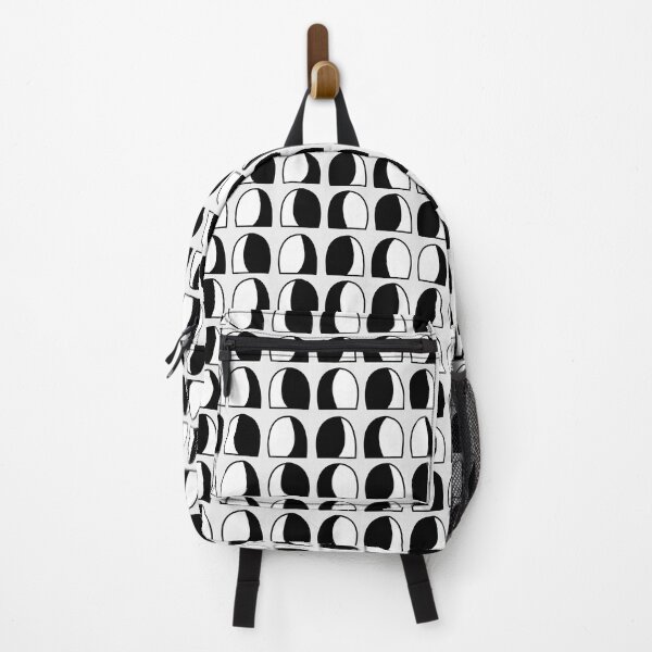 Item preview, Black and White Semicircle Geometric Pattern designed and sold by Nisha Prabhu.