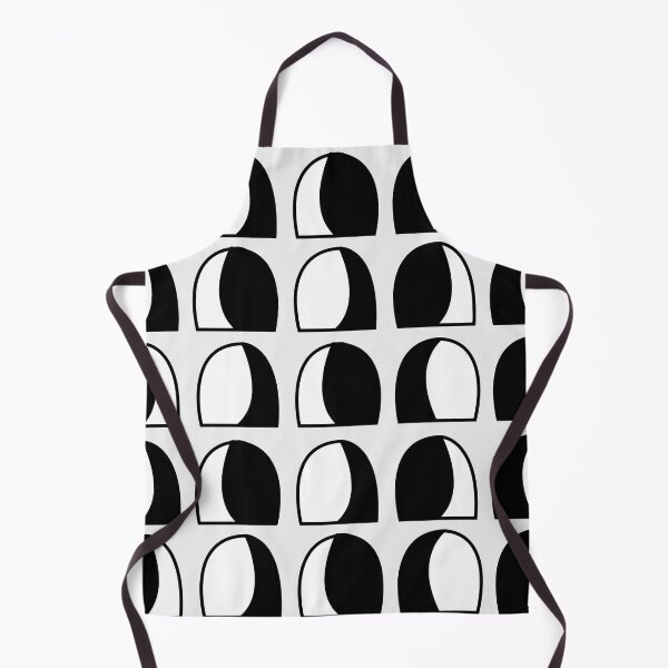 Item preview, Black and White Semicircle Geometric Pattern designed and sold by Nisha Prabhu.