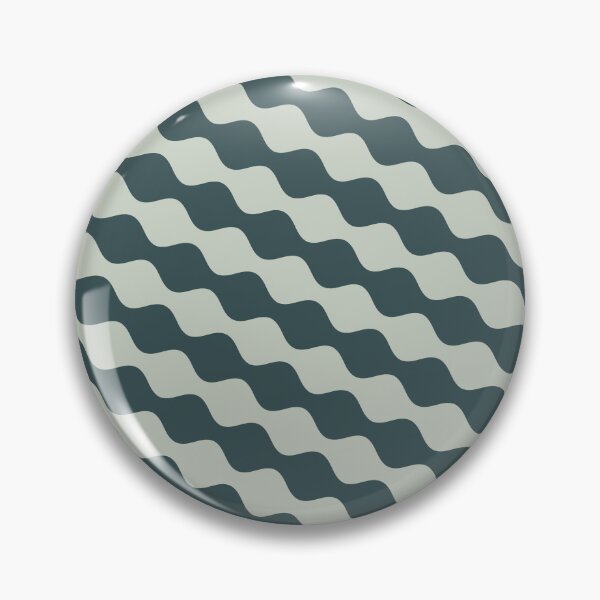 Item preview, Aqua Wave Reflections Pattern Print designed and sold by RadDeck.