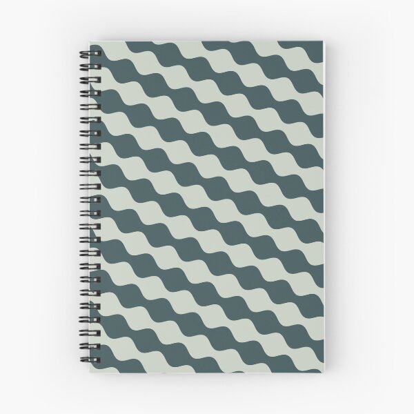 Aperçu de l'œuvre Aqua Wave Reflections Pattern Print créée et vendue par RadDeck.
