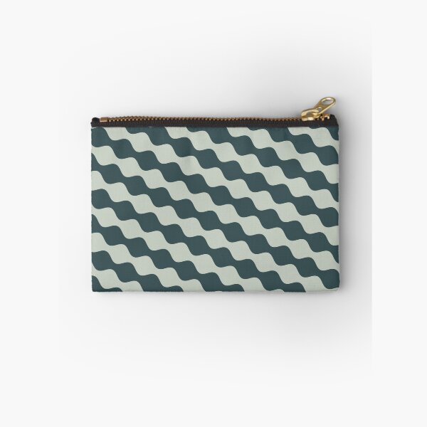 Item preview, Aqua Wave Reflections Pattern Print designed and sold by RadDeck.