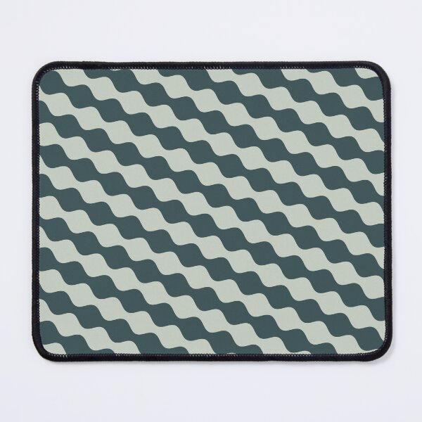 Item preview, Aqua Wave Reflections Pattern Print designed and sold by RadDeck.