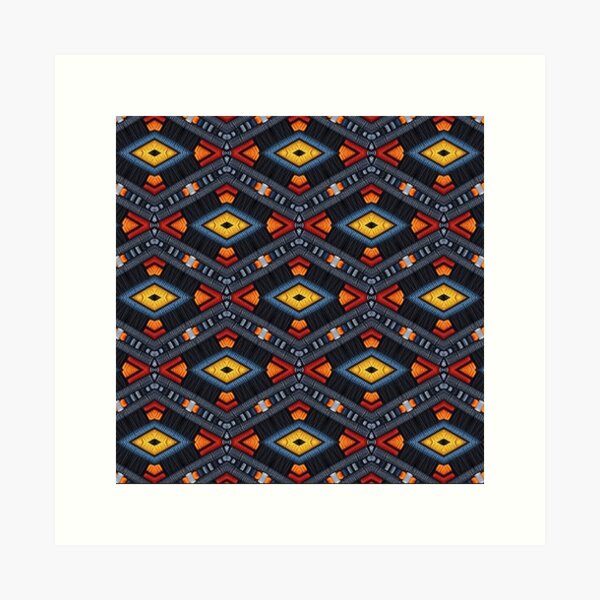 Aperçu de l'œuvre Sacred Sunburst : Élégance d'inspiration aztèque créée et vendue par GoeCentric.