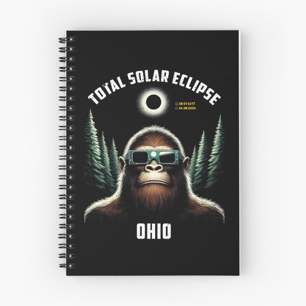 Item preview, Total solar eclipse 2024 Bigfoot ohio wear eclipse glasses designed and sold by MTRBSK11.