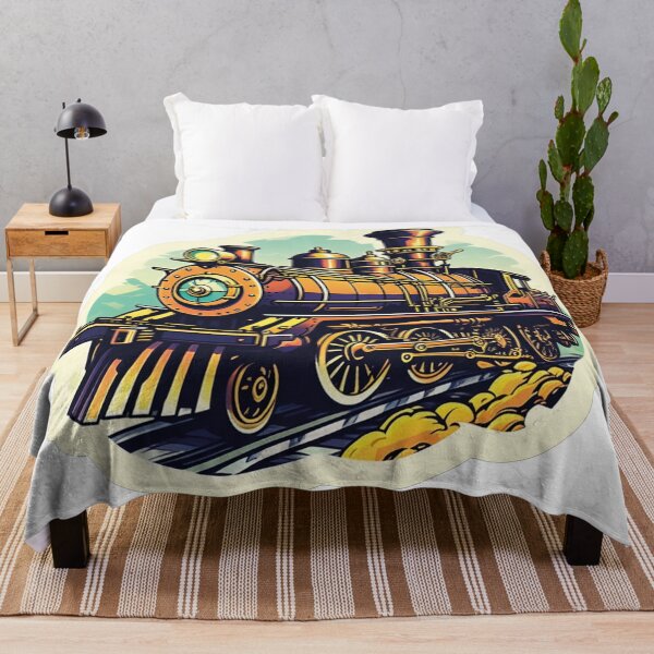 Item preview, Technology meets art: Illustrated steam locomotive designed and sold by Ink-Kreativ.