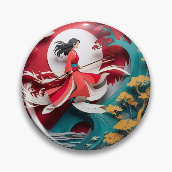 Item preview, Chinese Culture Unfolded: Mulan in Paper-Cut Animation. Traditional Artistry: Paper Cutting Illustrations of Mulan designed and sold by AdesignTEE.