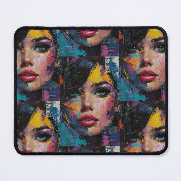 Item preview, Emotional Kaleidoscope: Painted Mix of Woman Faces designed and sold by Piotrek0001.