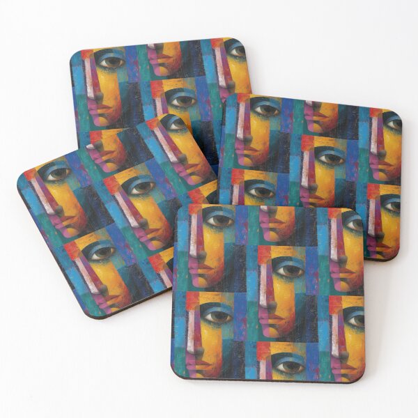 Item preview, Emotional Kaleidoscope: Painted Mix of Woman Faces designed and sold by Piotrek0001.