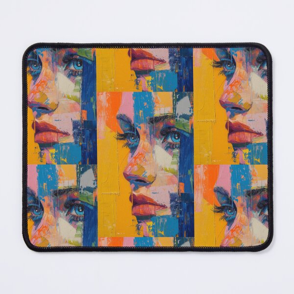 Item preview, Emotional Kaleidoscope: Painted Mix of Woman Faces designed and sold by Piotrek0001.