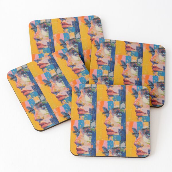 Item preview, Emotional Kaleidoscope: Painted Mix of Woman Faces designed and sold by Piotrek0001.