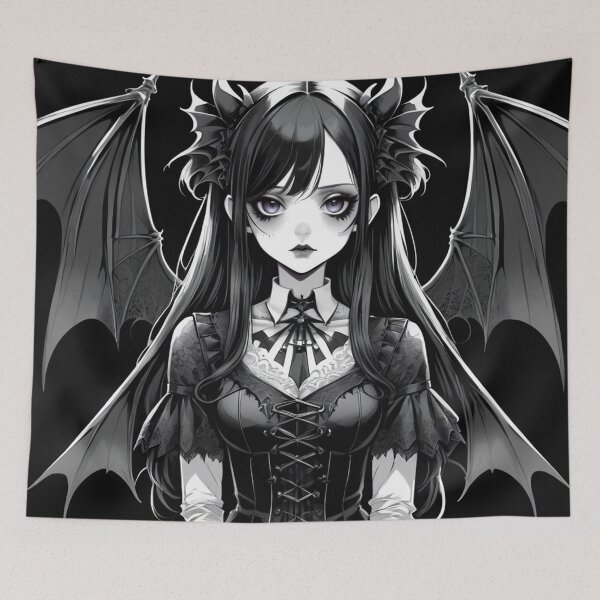 Item preview, Goth Girl Cute Illustration 18 designed and sold by Lady Goth.