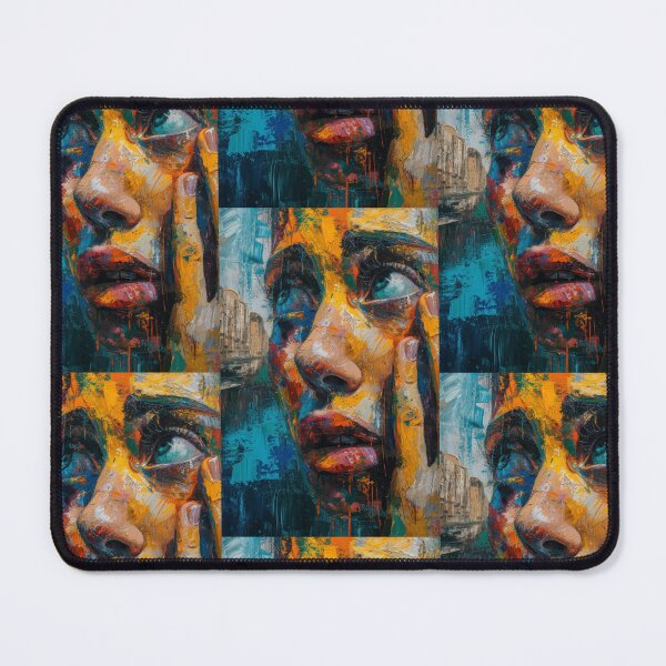 Item preview, Emotional Kaleidoscope: Painted Mix of Woman Faces designed and sold by Piotrek0001.