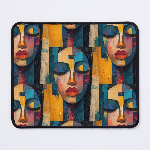 Item preview, Emotional Kaleidoscope: Painted Mix of Woman Faces designed and sold by Piotrek0001.