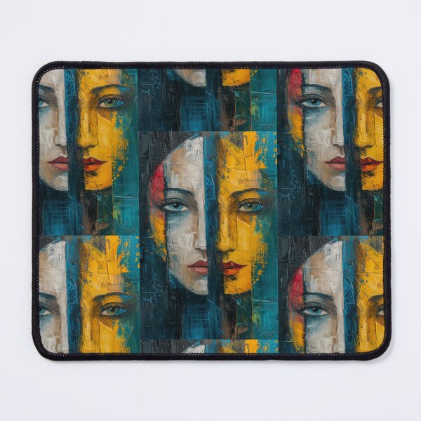 Item preview, Emotional Kaleidoscope: Painted Mix of Woman Faces designed and sold by Piotrek0001.