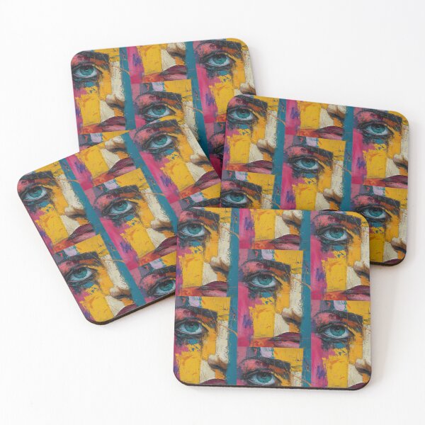 Item preview, Emotional Kaleidoscope: Painted Mix of Woman Faces designed and sold by Piotrek0001.