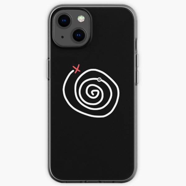 Life is Strange - Rewind spiral (black background) iPhone Soft Case