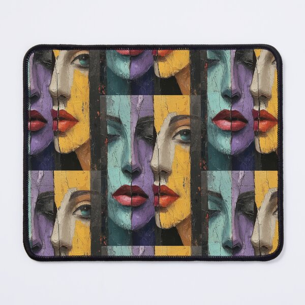 Item preview, Emotional Kaleidoscope: Painted Mix of Woman Faces designed and sold by Piotrek0001.