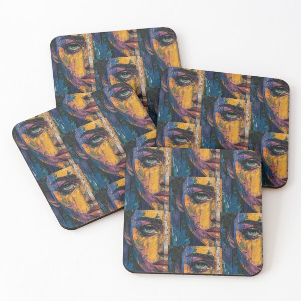 Item preview, Emotional Kaleidoscope: Painted Mix of Woman Faces designed and sold by Piotrek0001.