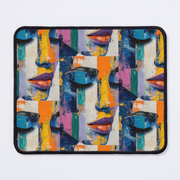 Item preview, Emotional Kaleidoscope: Painted Mix of Woman Faces designed and sold by Piotrek0001.