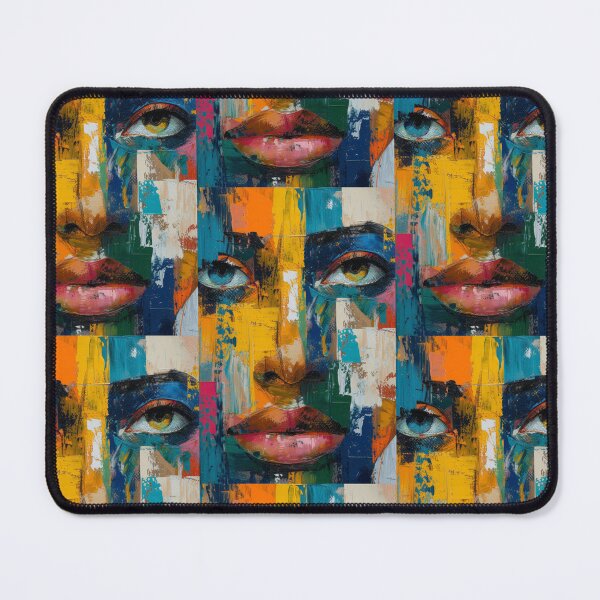 Item preview, Emotional Kaleidoscope: Painted Mix of Woman Faces designed and sold by Piotrek0001.