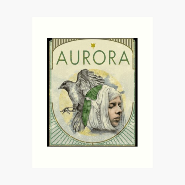 Aperçu de l'œuvre Aurore Aksnes Oiseau Vert créée et vendue par CarloGormans.