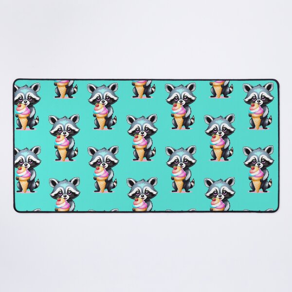 Item preview, Racoon holding Ice cream designed and sold by Chantel Fourie.