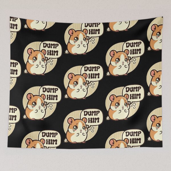 Item preview, Dump Him ,Sad Hamster, Cute Funny Hamster designed and sold by SnuggleSafari.