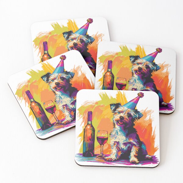 Item preview, Dogs and Wine designed and sold by PeelZinc.