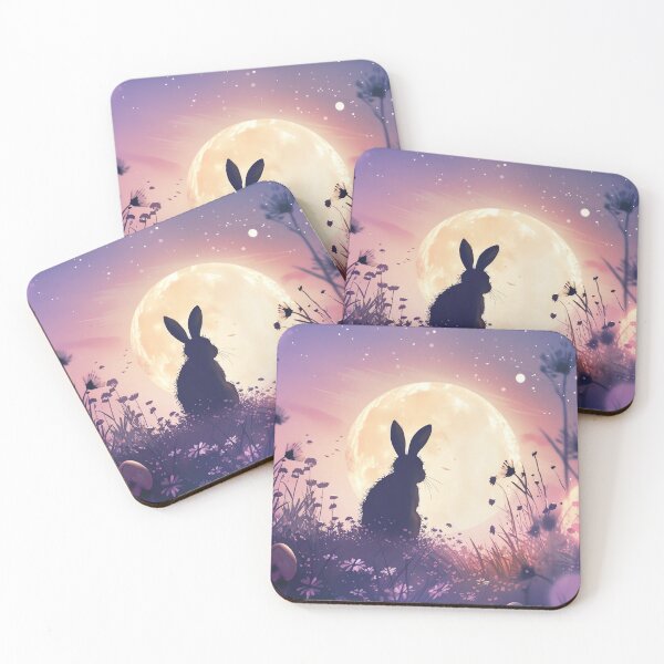 Item preview, Magical Moonlit Bunny designed and sold by cute-animals99.